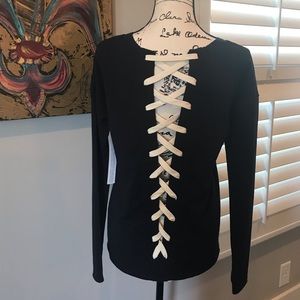 🆕Sunday’s Navy Blue w/ Lace-up Detail